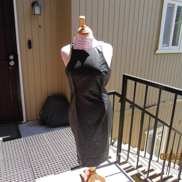 #394  NEW WOMEN'S FAUX LEATHER DRESS BY AX  (SIZE 6US / 10UK) - Picture 1 of 3